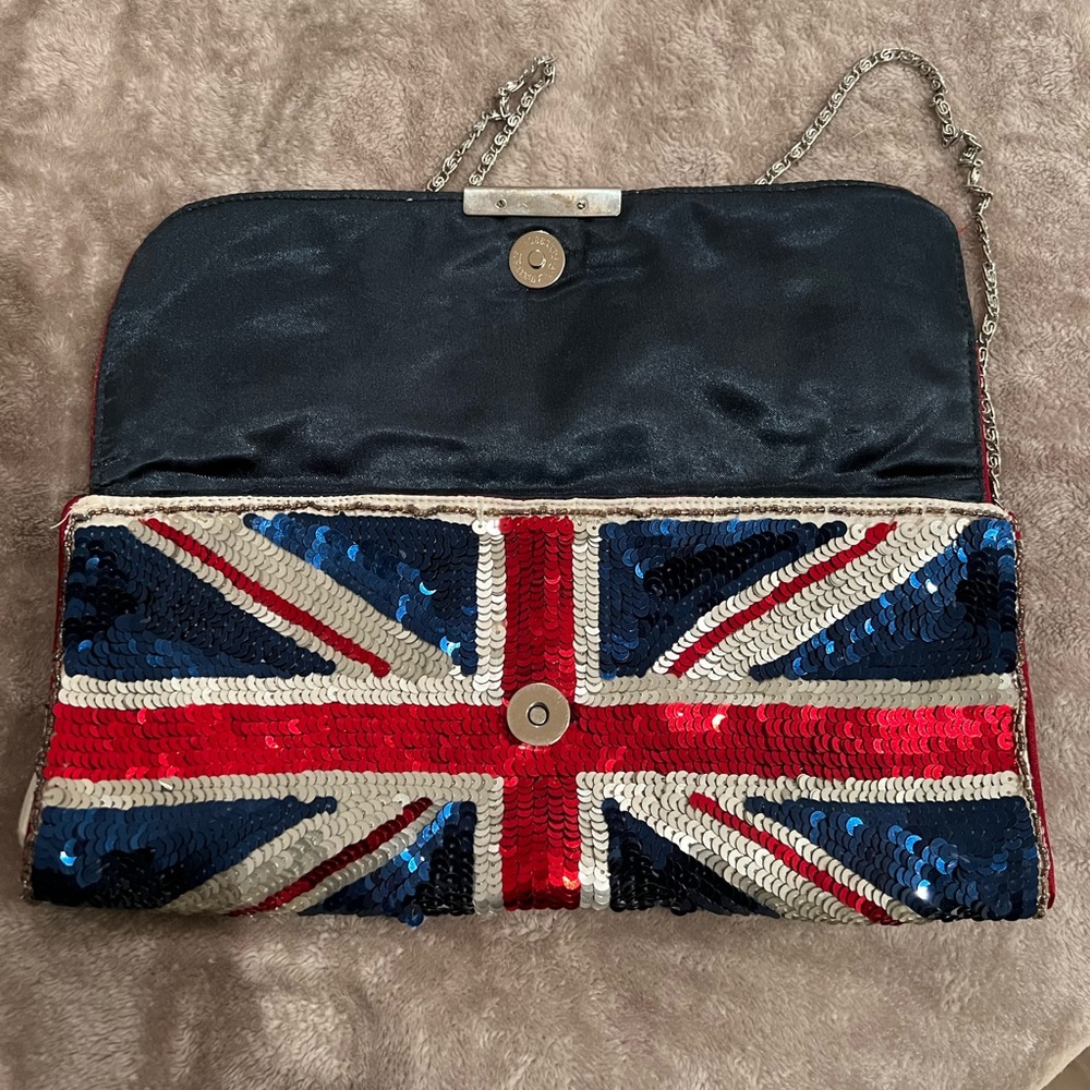 United Kingdom sequins purse